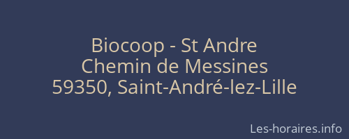 Biocoop - St Andre