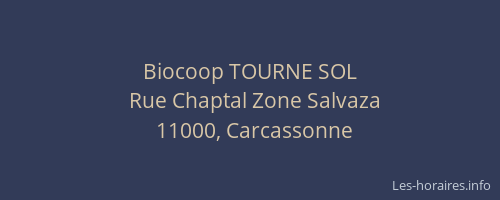 Biocoop TOURNE SOL