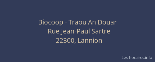 Biocoop - Traou An Douar