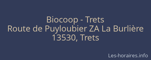 Biocoop - Trets