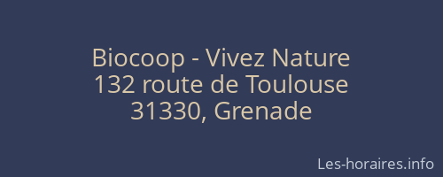 Biocoop - Vivez Nature