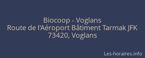 Biocoop - Voglans