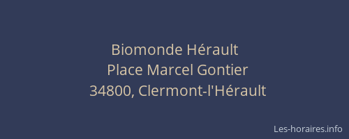 Biomonde Hérault