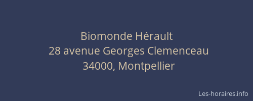 Biomonde Hérault