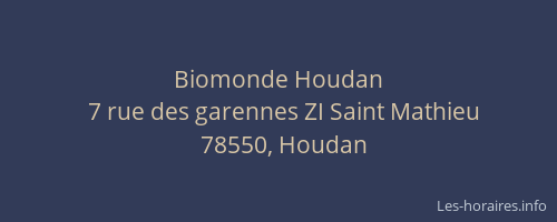 Biomonde Houdan