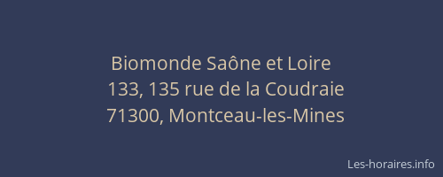 Biomonde Saône et Loire