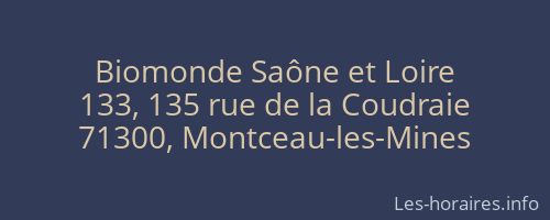 Biomonde Saône et Loire