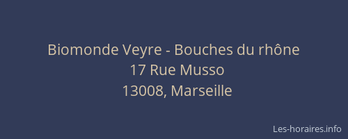 Biomonde Veyre - Bouches du rhône