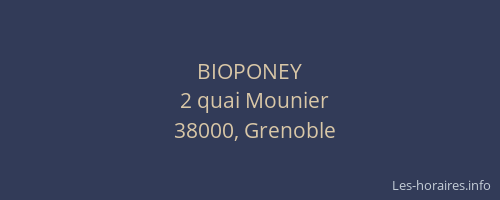 BIOPONEY