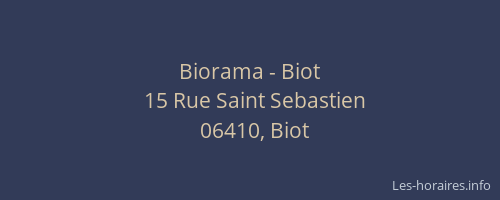 Biorama - Biot