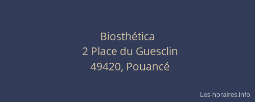 Biosthética