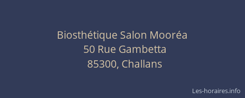 Biosthétique Salon Mooréa