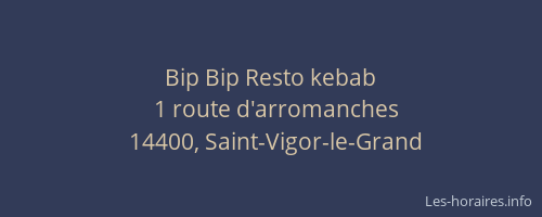 Bip Bip Resto kebab