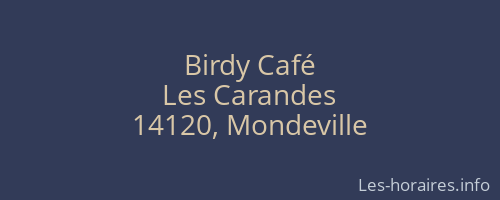 Birdy Café