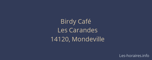 Birdy Café