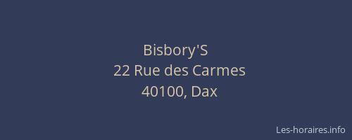 Bisbory'S