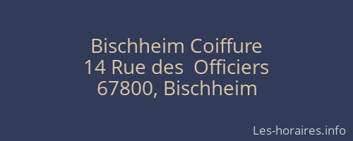 Bischheim Coiffure