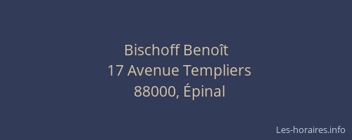 Bischoff Benoît