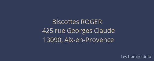 Biscottes ROGER