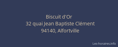 Biscuit d'Or