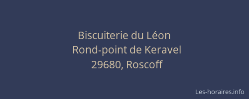 Biscuiterie du Léon