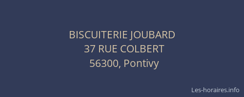 BISCUITERIE JOUBARD