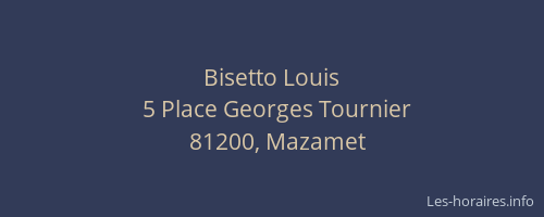 Bisetto Louis