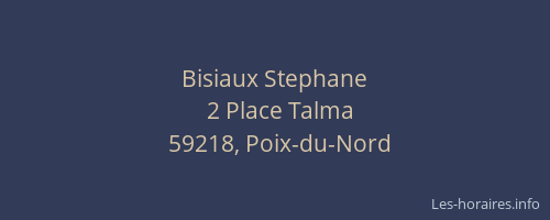 Bisiaux Stephane
