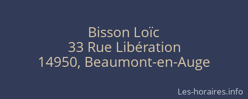 Bisson Loïc