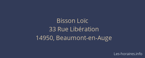 Bisson Loïc