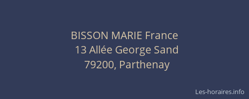 BISSON MARIE France