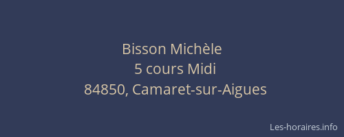 Bisson Michèle