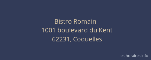 Bistro Romain