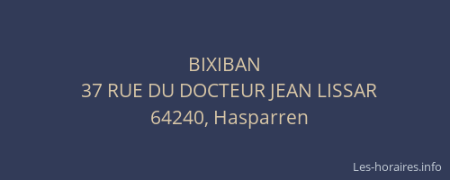 BIXIBAN