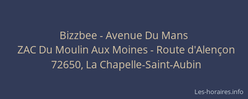 Bizzbee - Avenue Du Mans