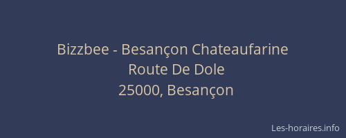 Bizzbee - Besançon Chateaufarine