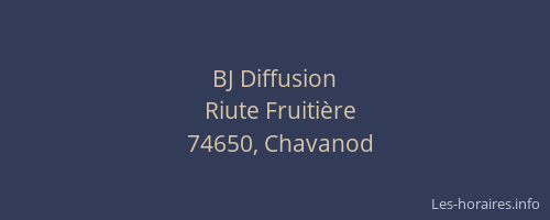 BJ Diffusion