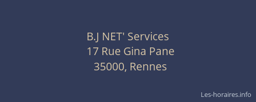 B.J NET' Services