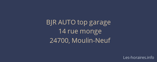 BJR AUTO top garage