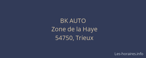 BK AUTO