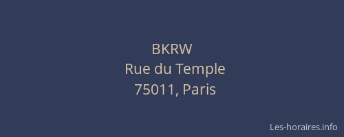 BKRW