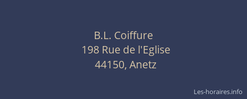 B.L. Coiffure