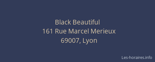 Black Beautiful