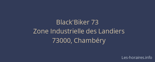 Black'Biker 73