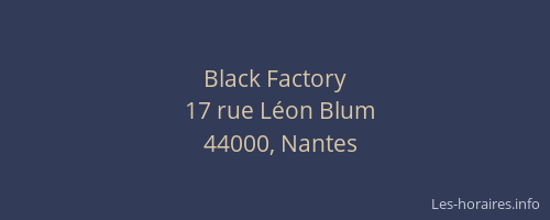 Black Factory