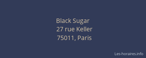Black Sugar