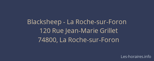Blacksheep - La Roche-sur-Foron