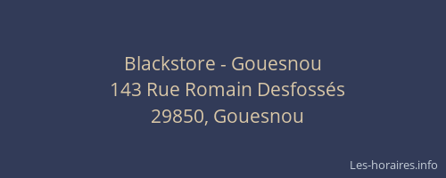 Blackstore - Gouesnou