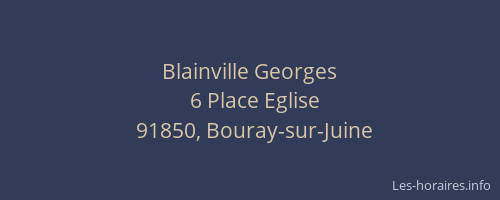 Blainville Georges
