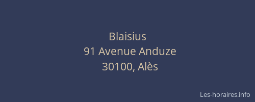 Blaisius